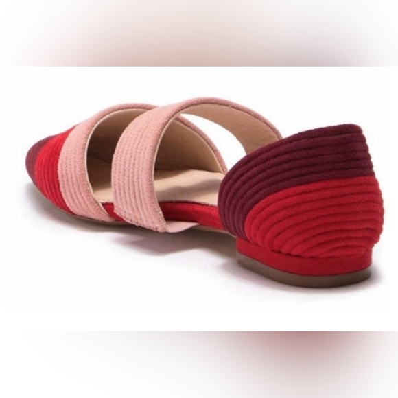 CECELIA NEW YORK Red and Pink Flats - Picture 2 of 13